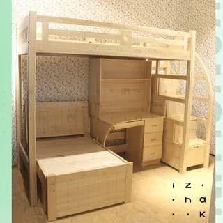 تخت دو طبقه مدل میران