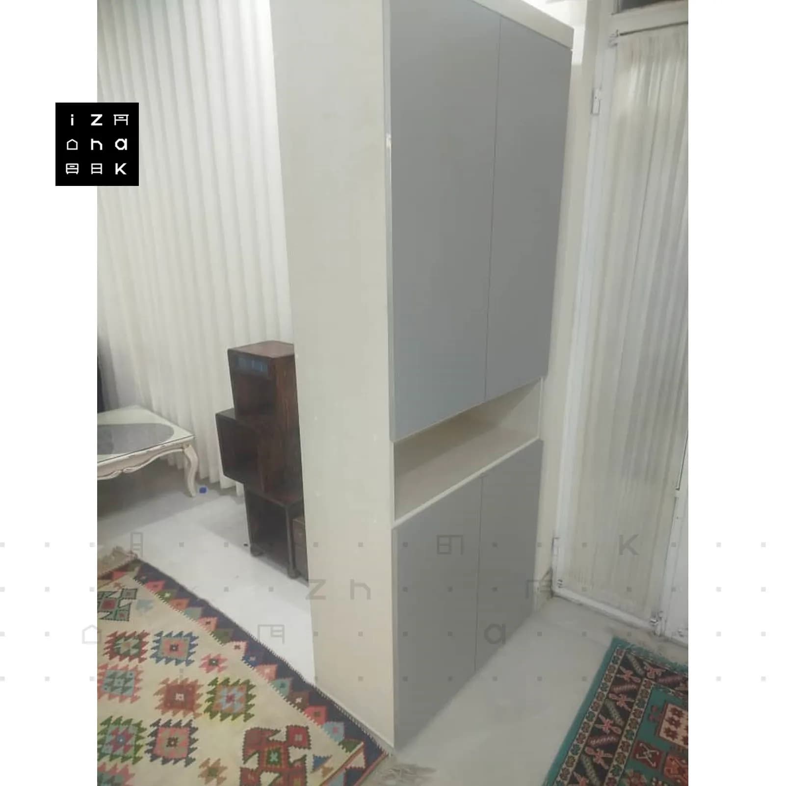 جاکفشی مدرن ایستاده ام دی اف مدل پاکان