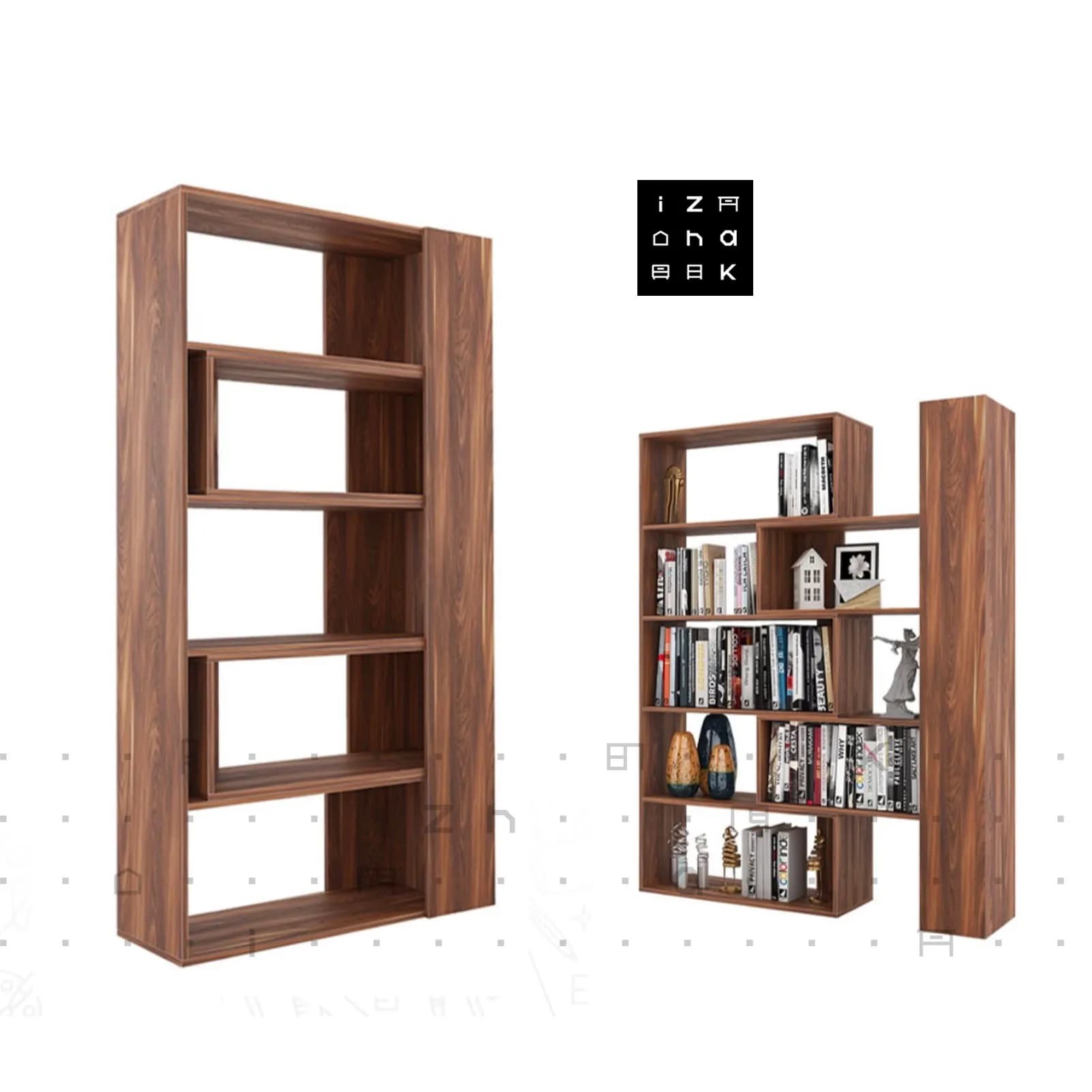 کتابخانه مدرن ام دی اف مدل میعاد
