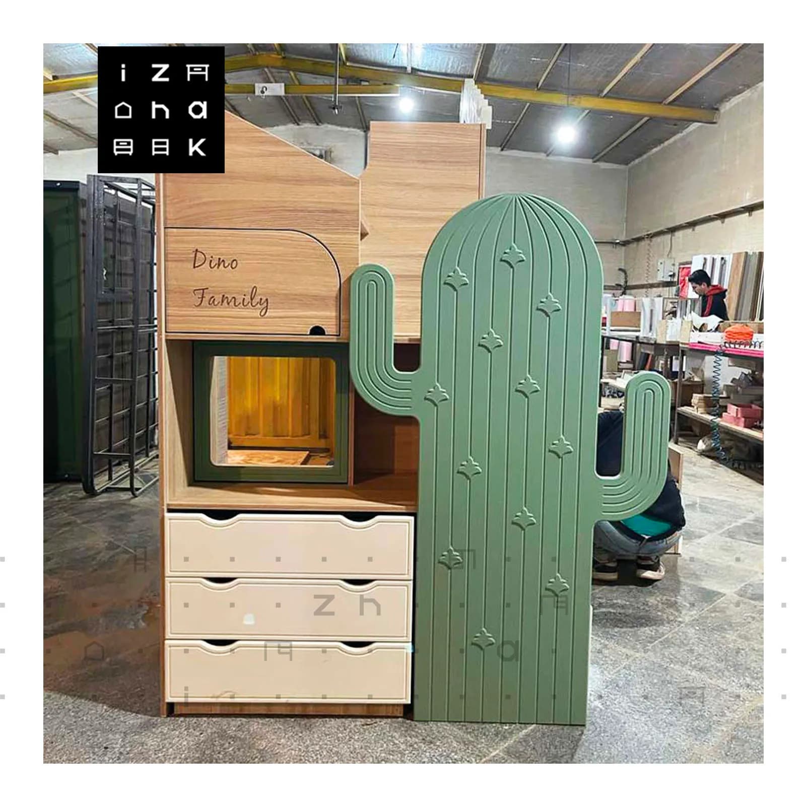 تخت خواب دو طبقه فانتزی All in ONE ام دی اف مدل داینا