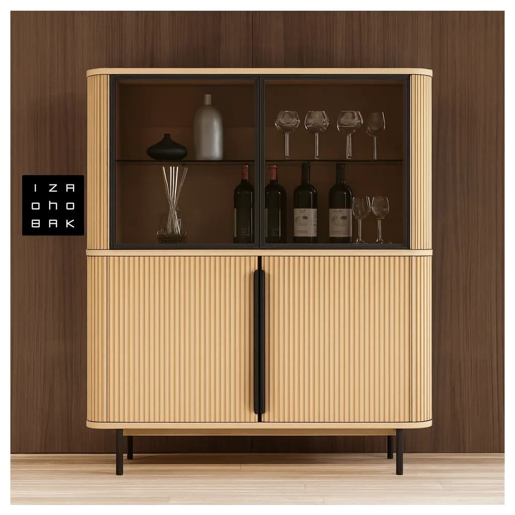 کافی کنسول مدرن با درب دکو فیس مدل ملیسا