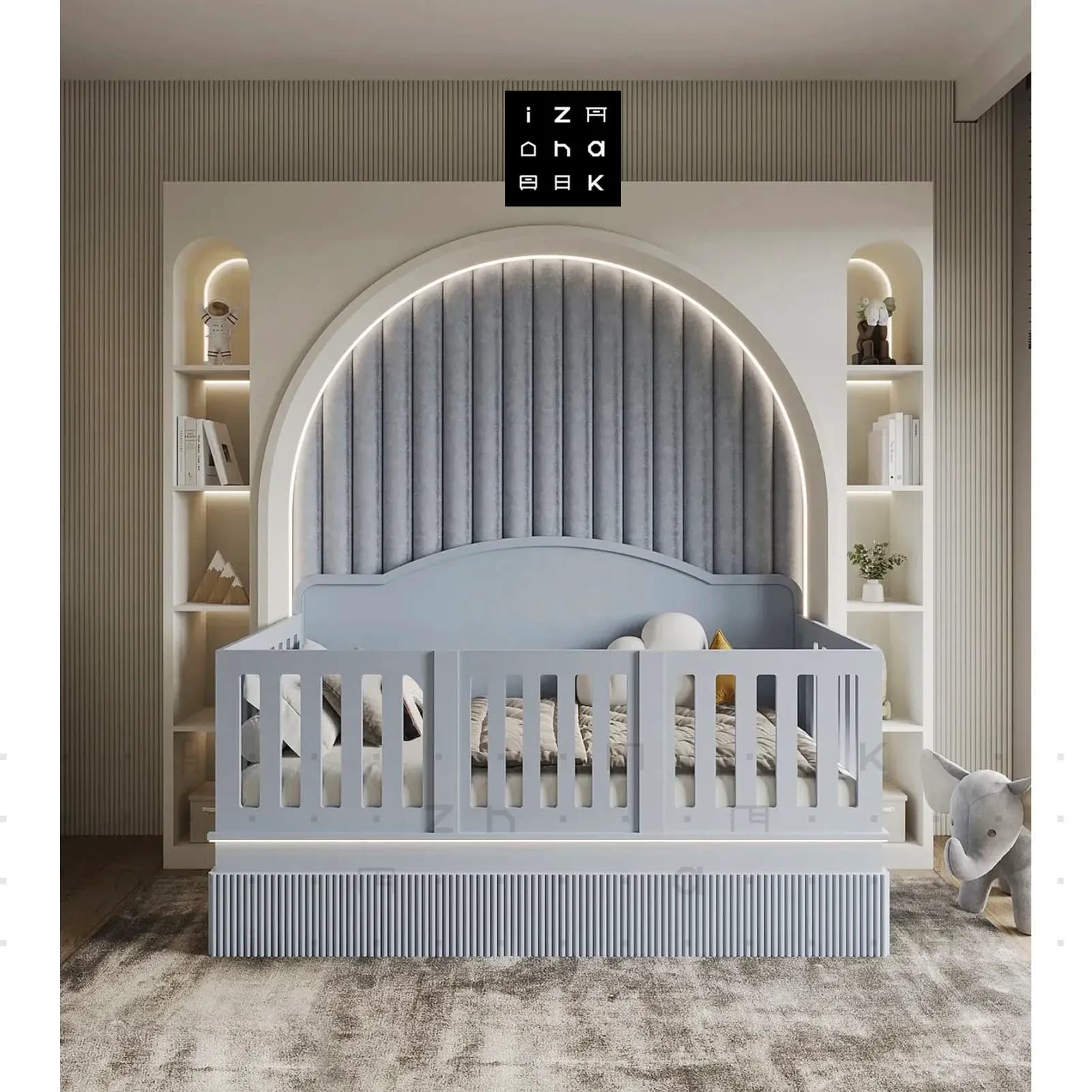 سرویس خواب سیسمونی لاکچری مینیمال مدل آیوی