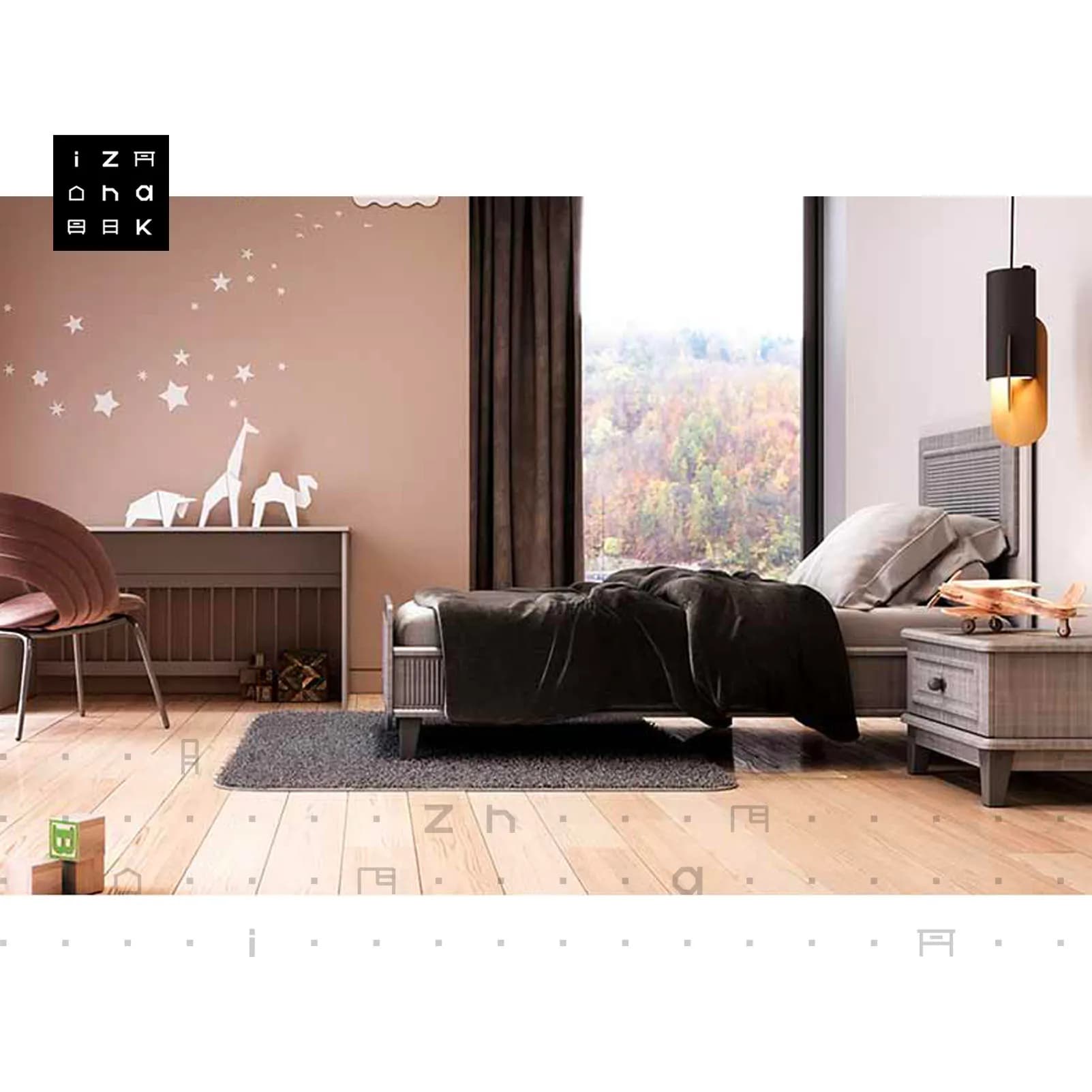 سرویس خواب یک نفره نوجوان مدل راشل