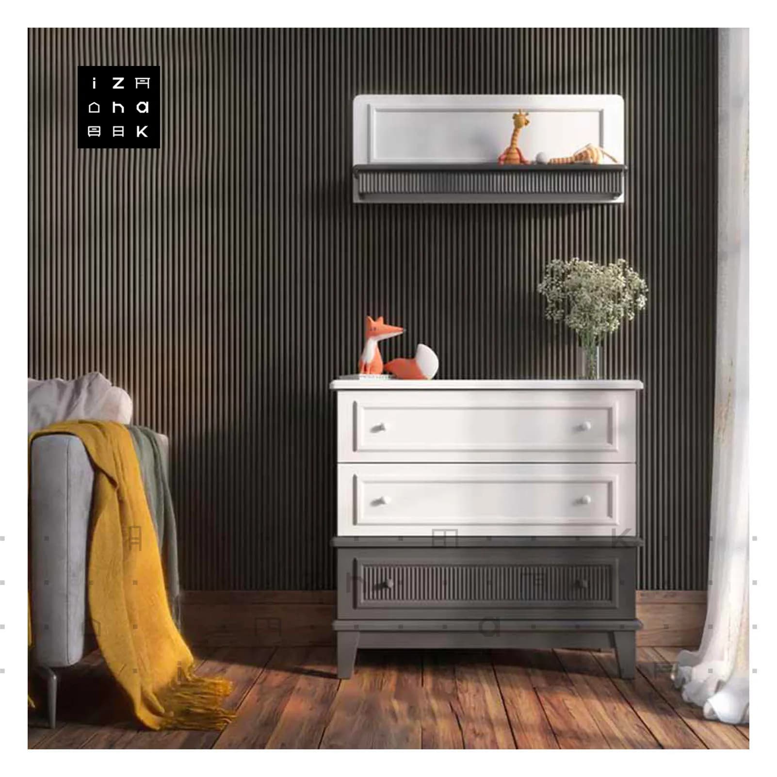 سرویس خواب سیسمونی نوزاد و کودک مدل راشل