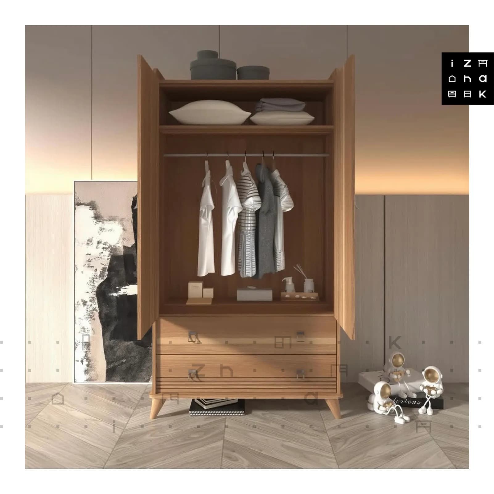 سرویس خواب یک نفره نوجوان ام دی اف مدل پروا