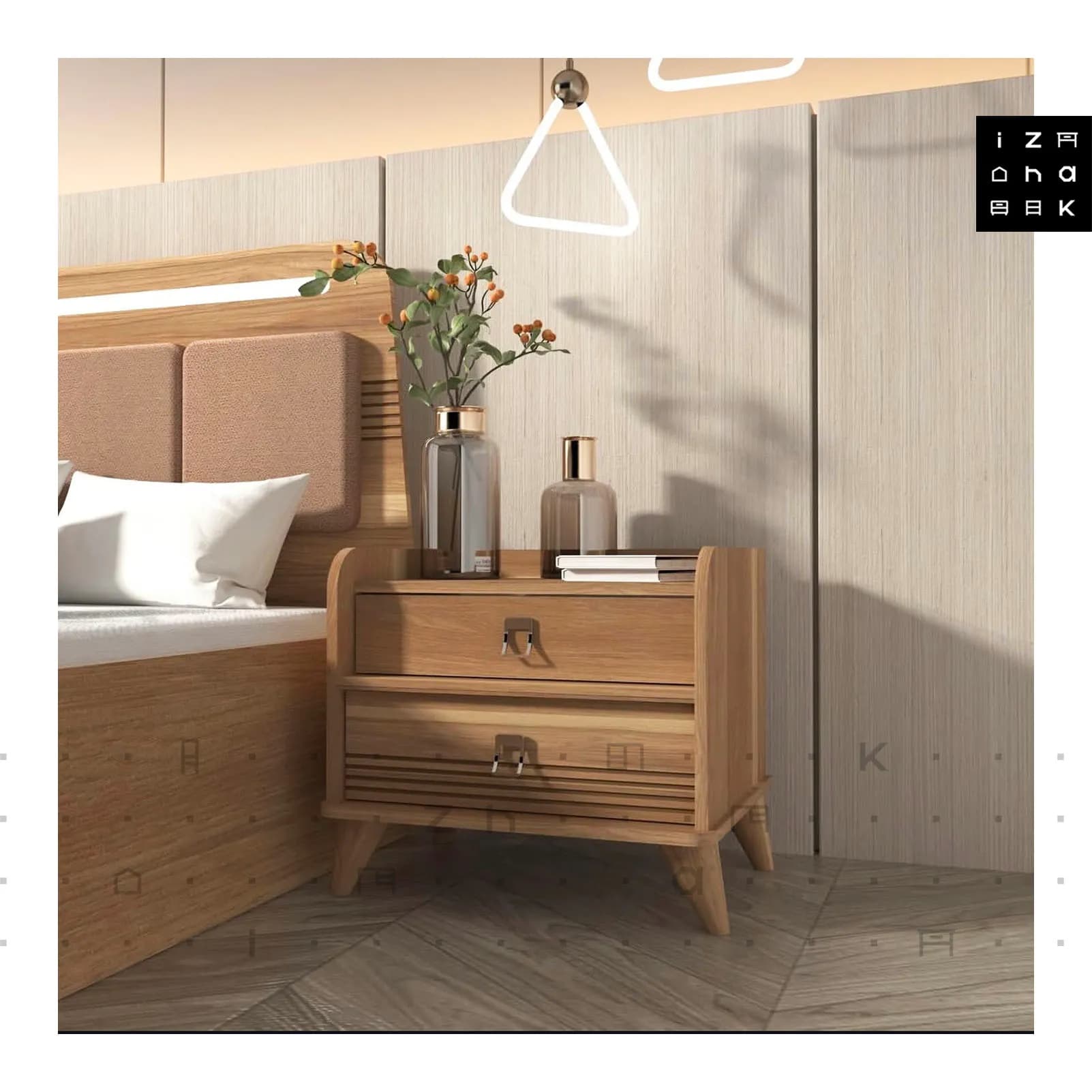 سرویس خواب یک نفره نوجوان ام دی اف مدل پروا