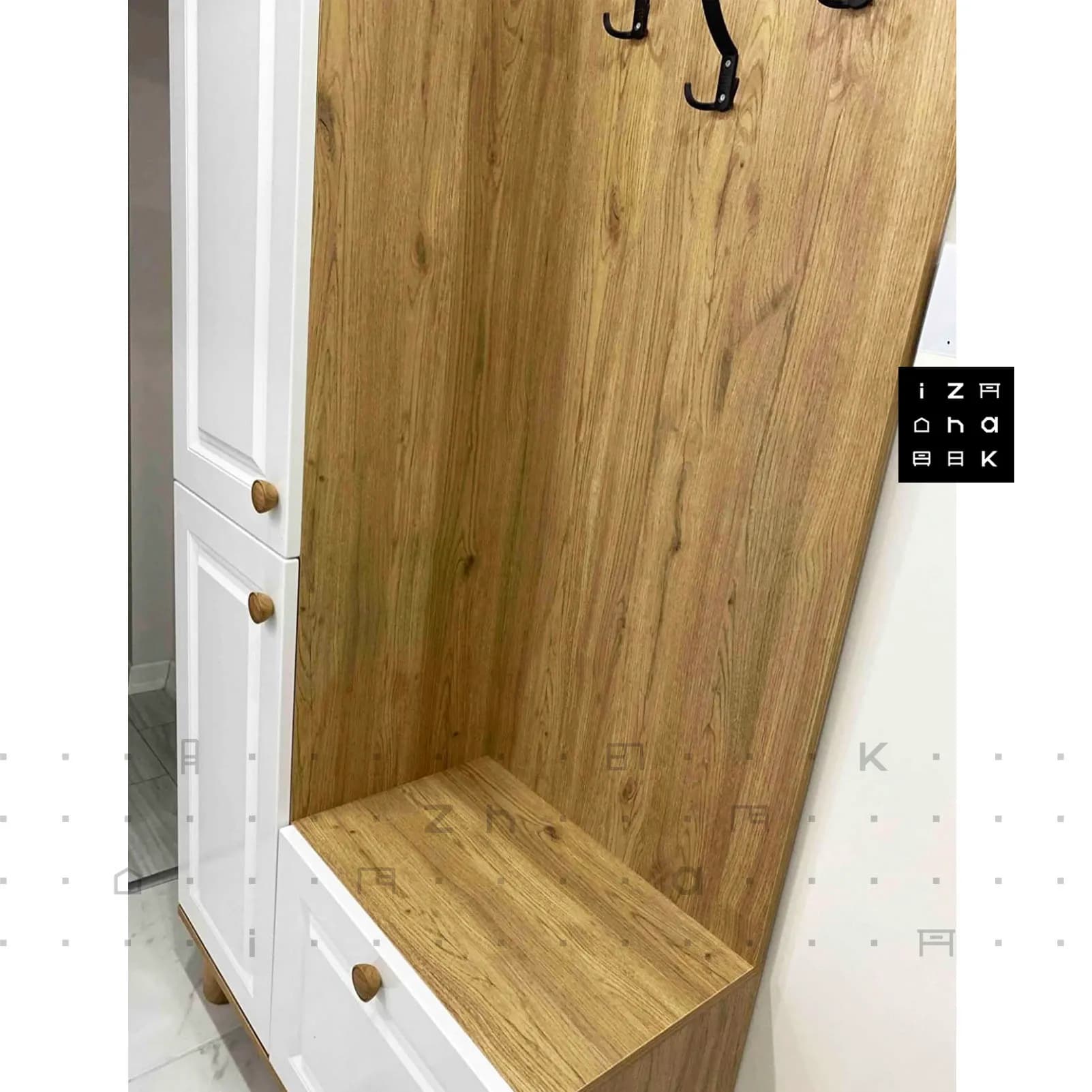 جاکفشی مدرن روکش ممبران نشیمن دار مدل لامیا