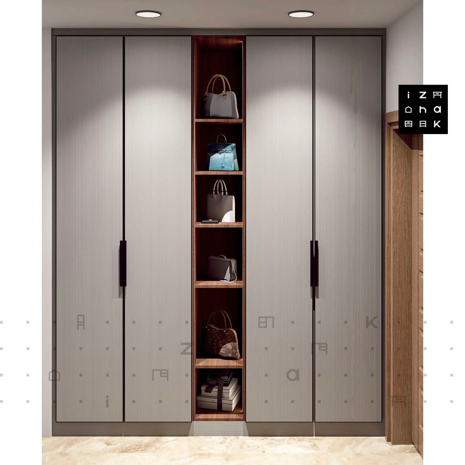 کمد دو تکه مدرن ام دی اف مدل الویرا