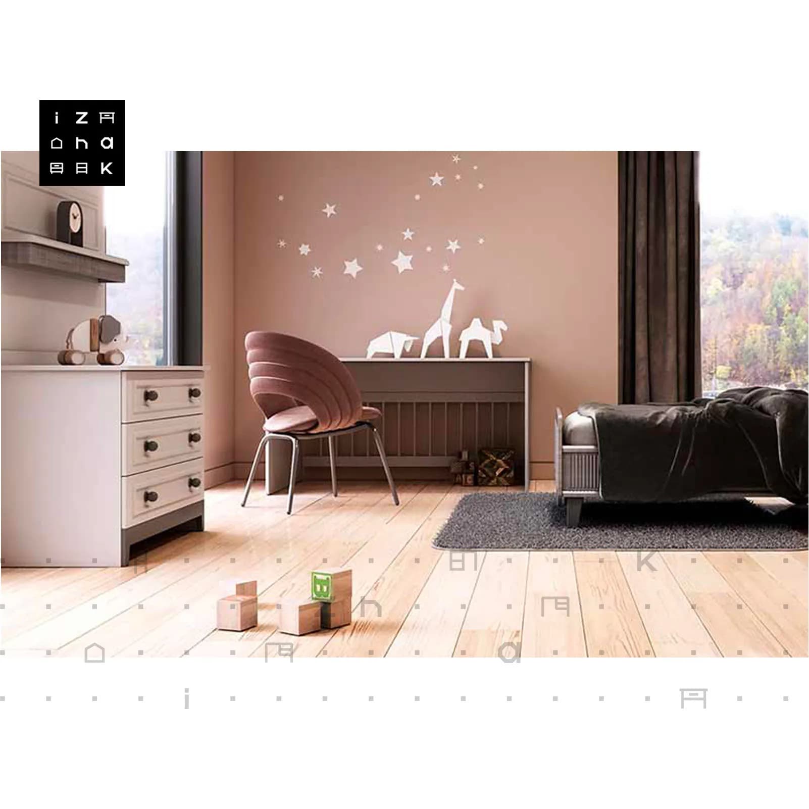 سرویس خواب یک نفره نوجوان مدل راشل