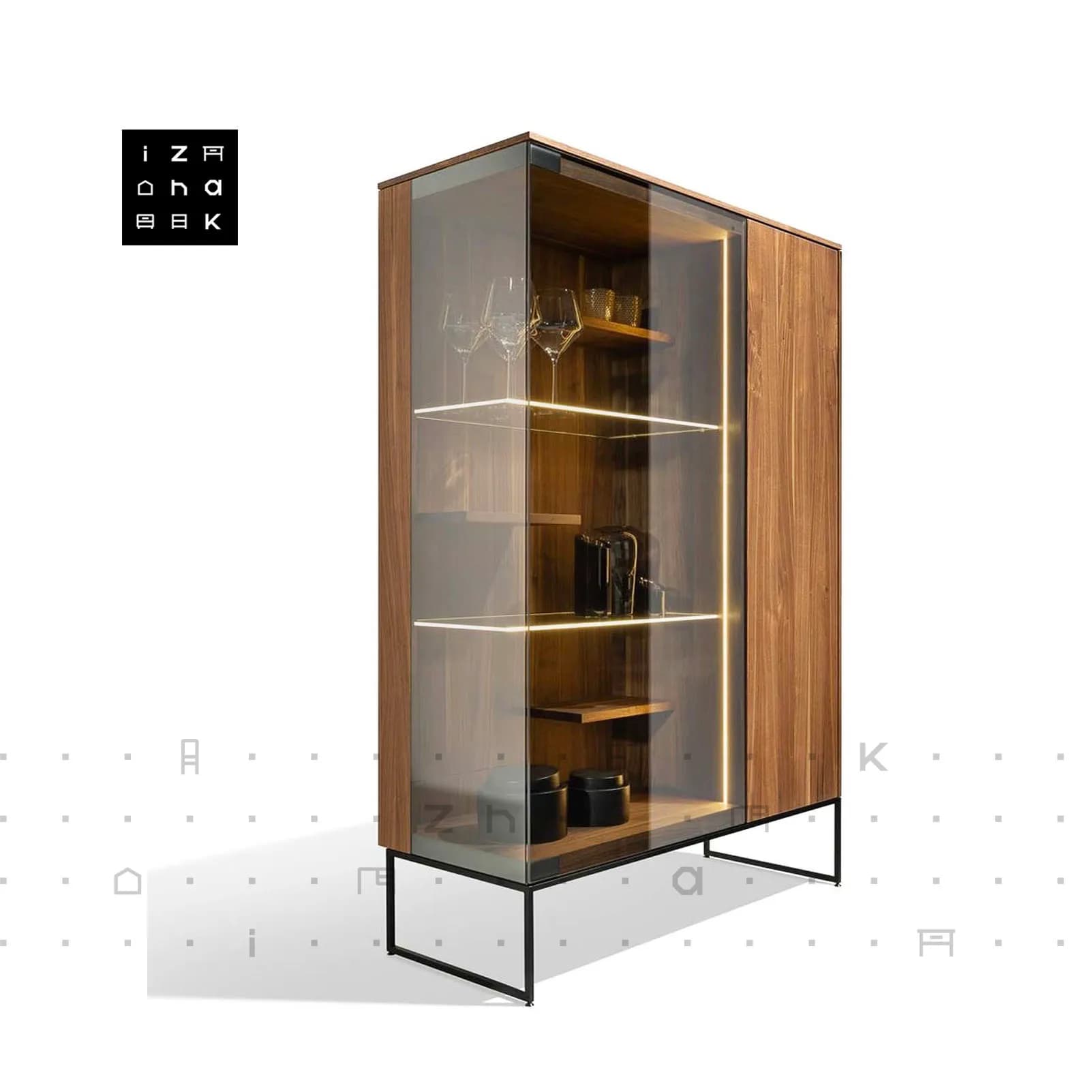 ویترین کتابخانه مدرن مدل ایرینا