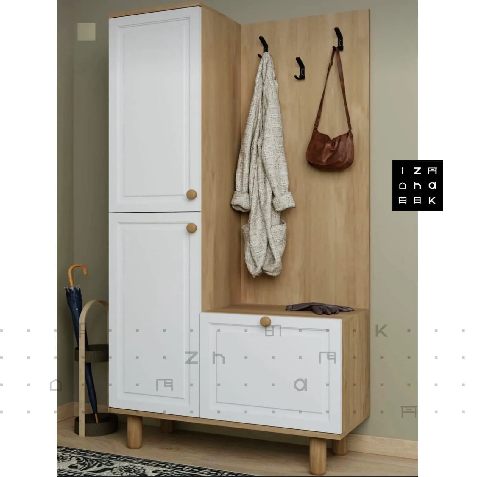 جاکفشی مدرن روکش ممبران نشیمن دار مدل لامیا