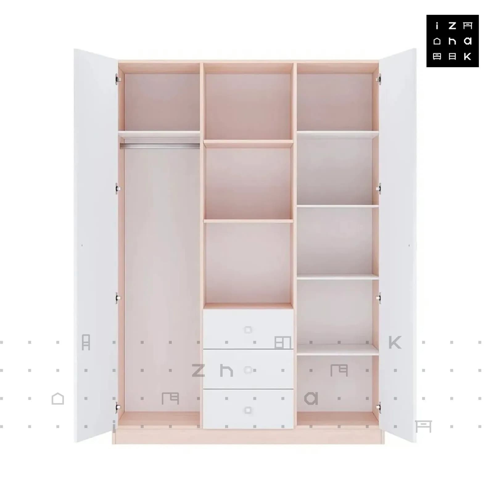 کمد ویترینی دخترانه مدل شارونا