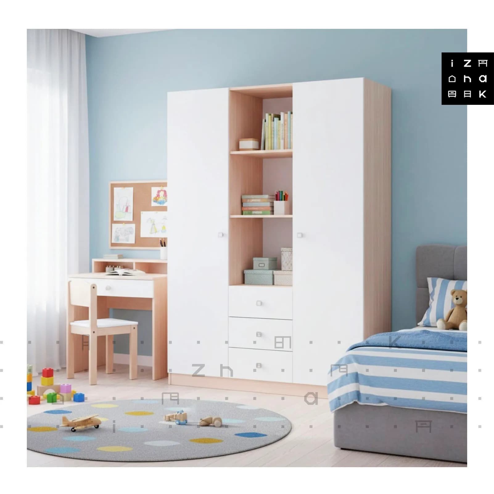 کمد ویترینی دخترانه مدل شارونا