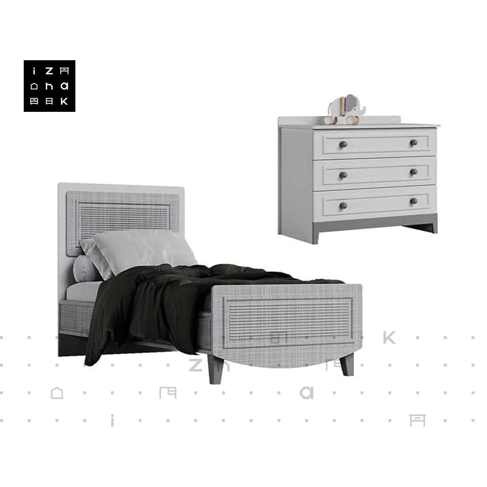 سرویس خواب یک نفره نوجوان مدل راشل