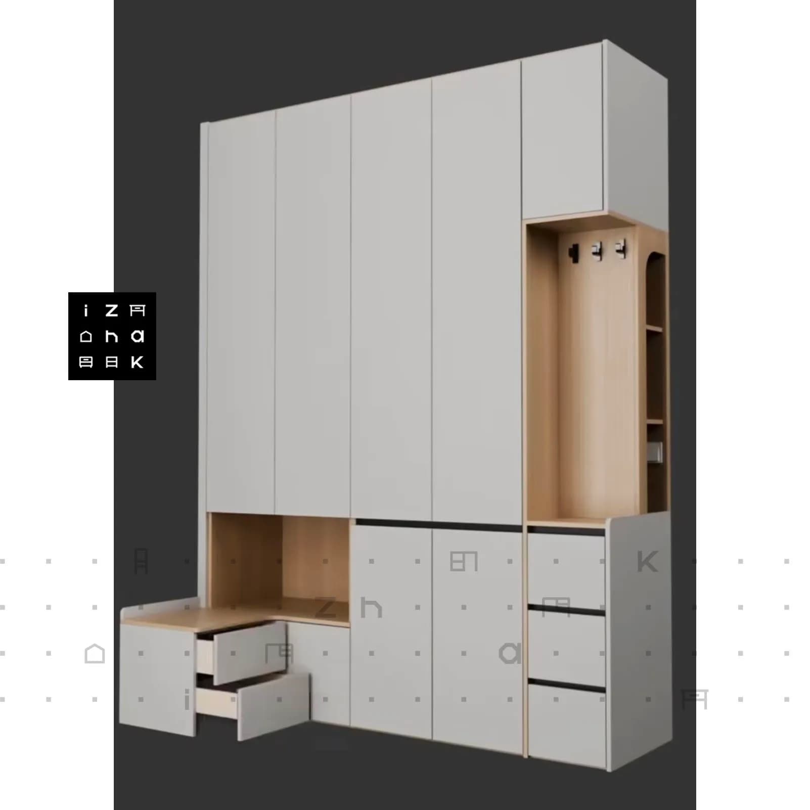 کمد چند منظوره ایستاده مدل آناشید