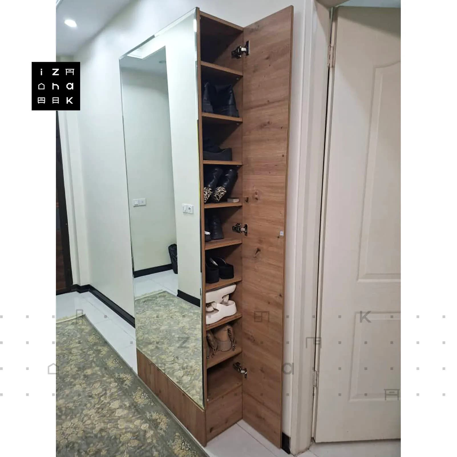 جاکفشی مدرن کمجا ام دی اف مدل ایساتیس