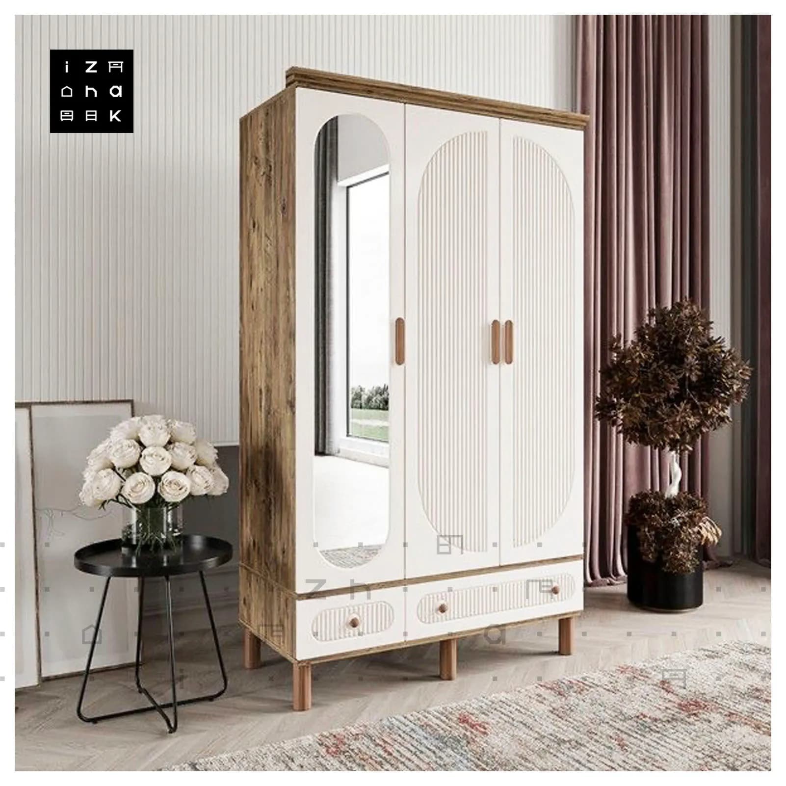 کمد لباس مینیمال مدل ملورین