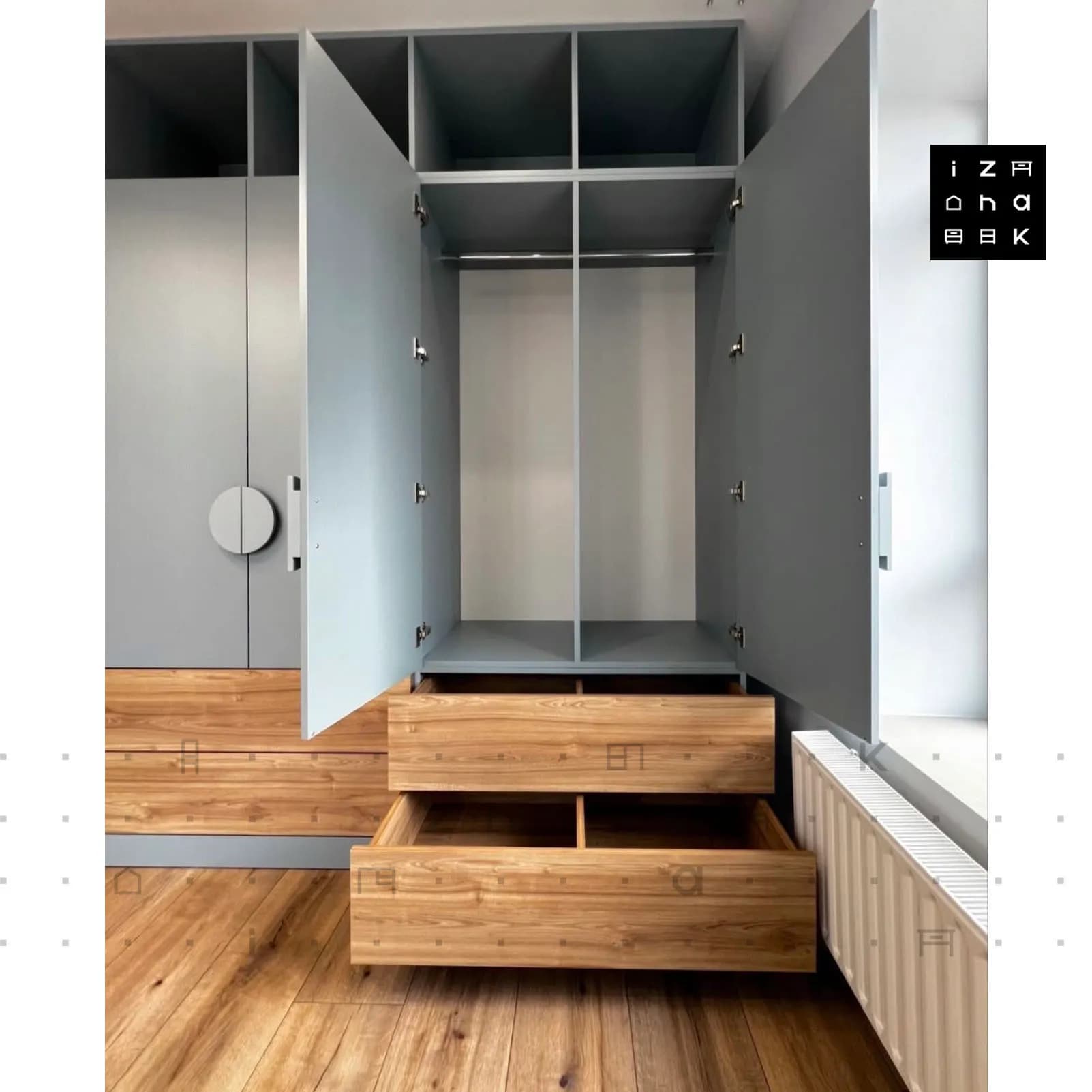 کمد دیواری چندمنظوره مدرن مدل نادیا