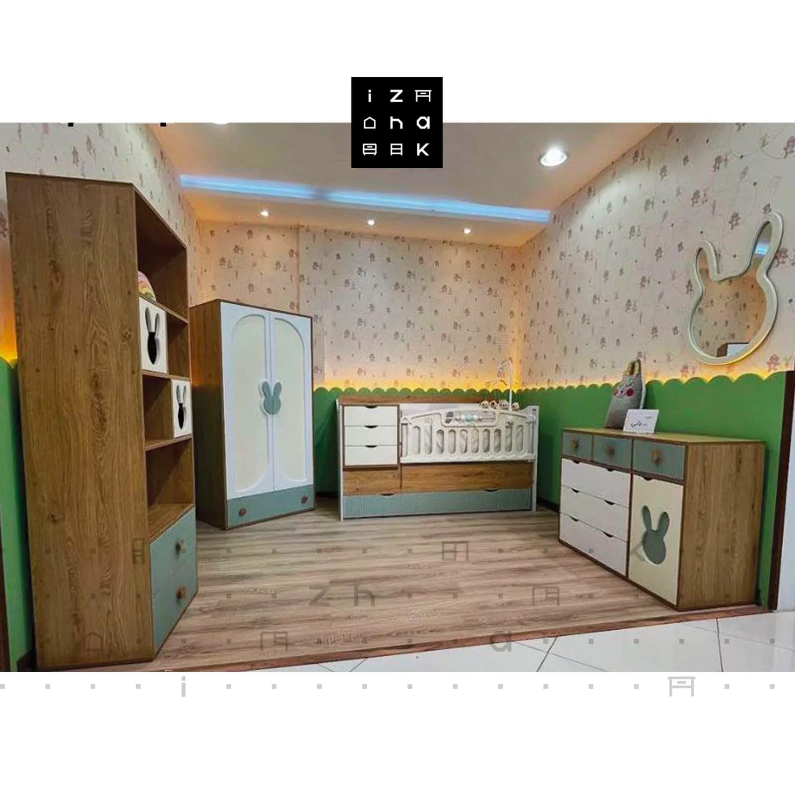 سرویس خواب سیسمونی نوزاد و کودک مدل اسنوبال
