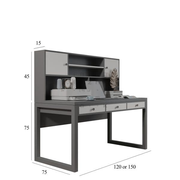 میز تحریر شلف دار مدل رایکا