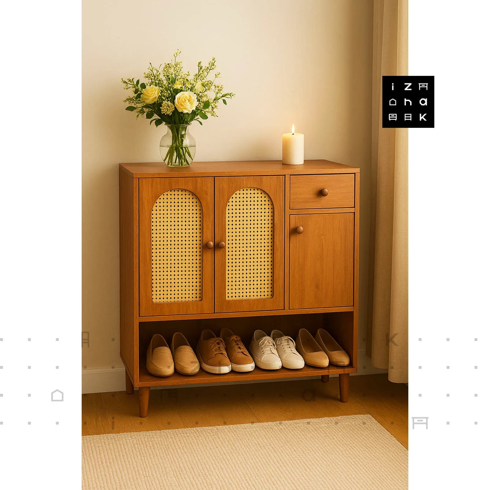 جاکفشی مدرن کنسولی ام دی اف مدل بارسین پلاس