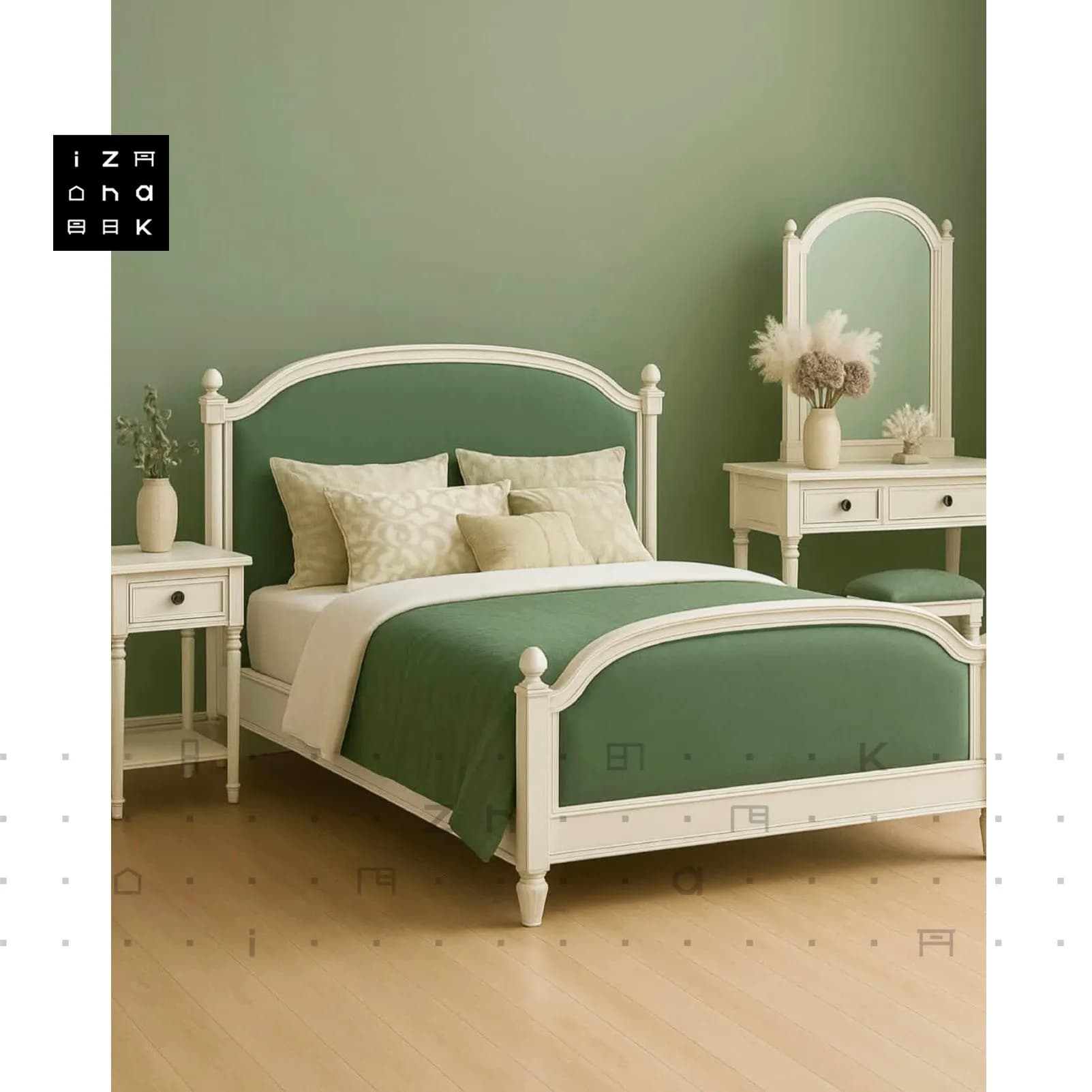 سرویس خواب دو نفره نئوکلاسیک مدل جین