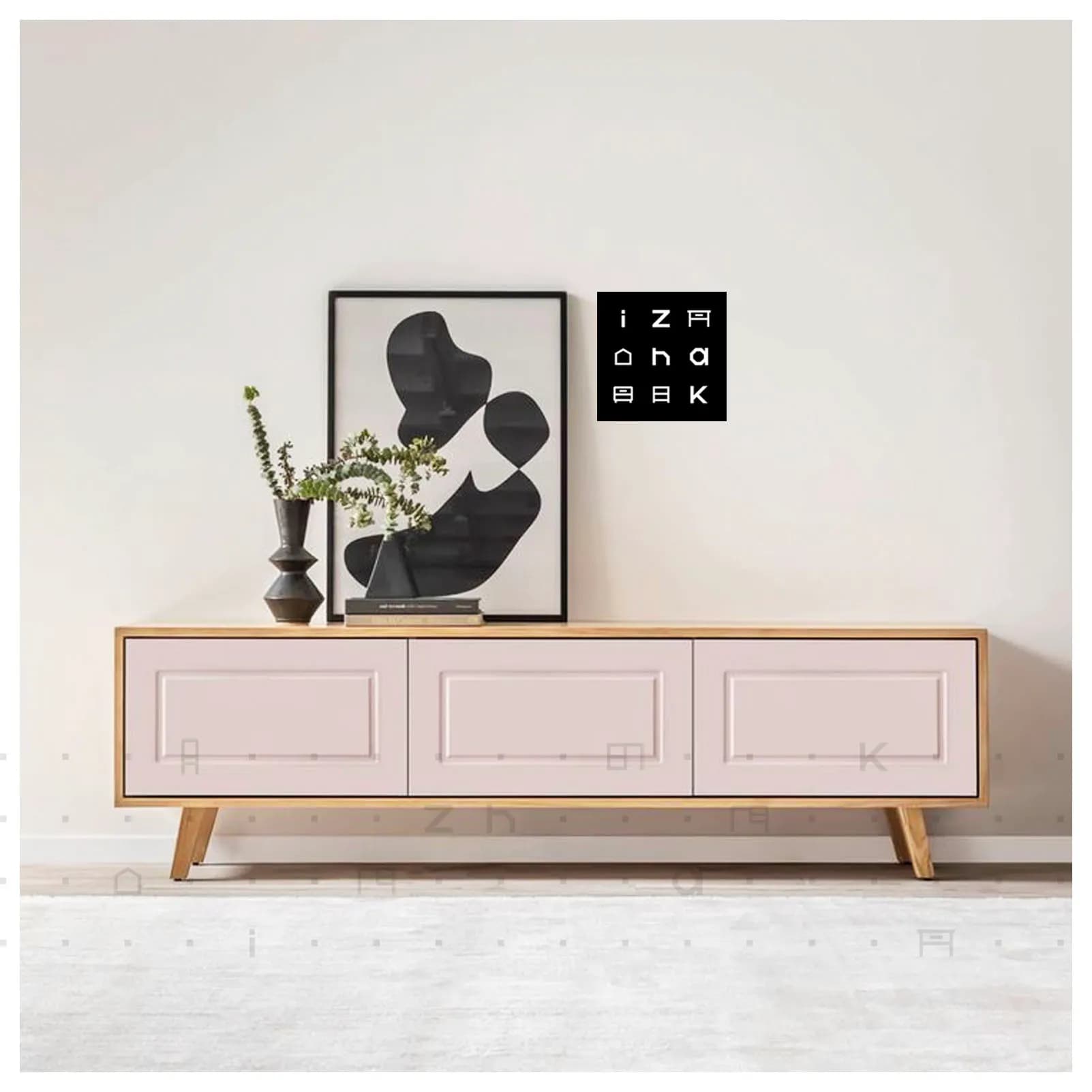 میز تلویزیون نئوکلاسیک مدل ناتالی