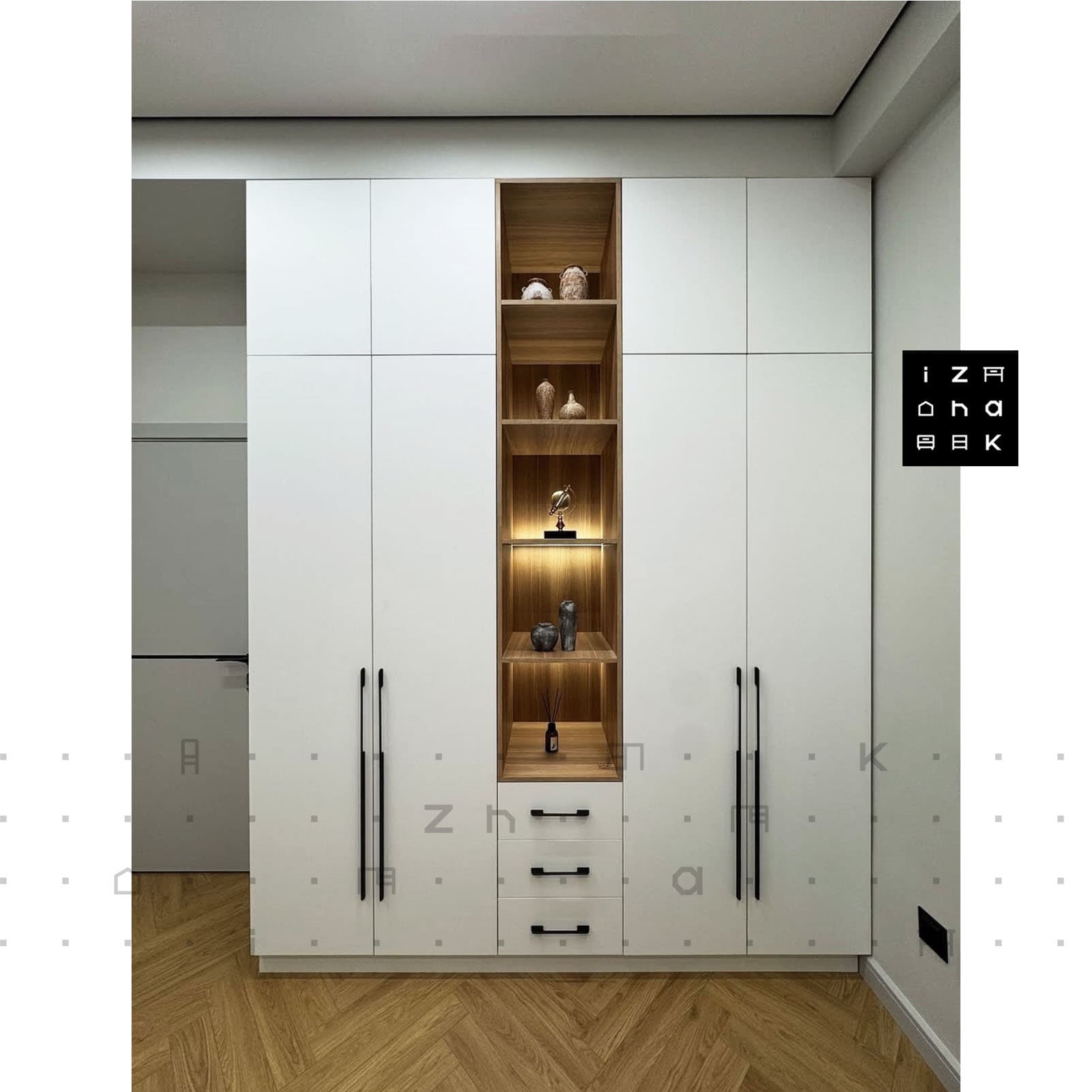 کمد دیواری چندمنظوره مدرن مدل مونو