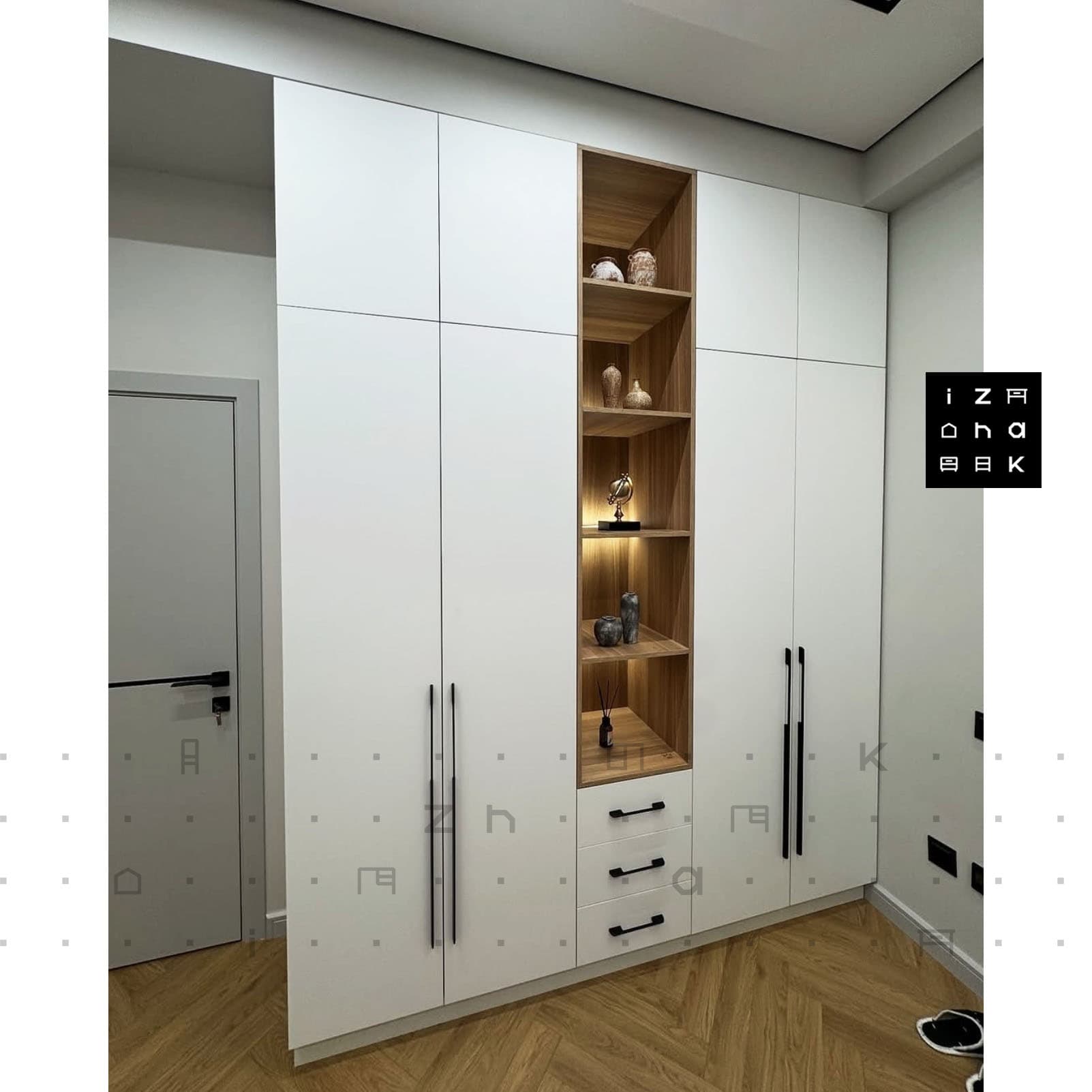 کمد دیواری چندمنظوره مدرن مدل مونو