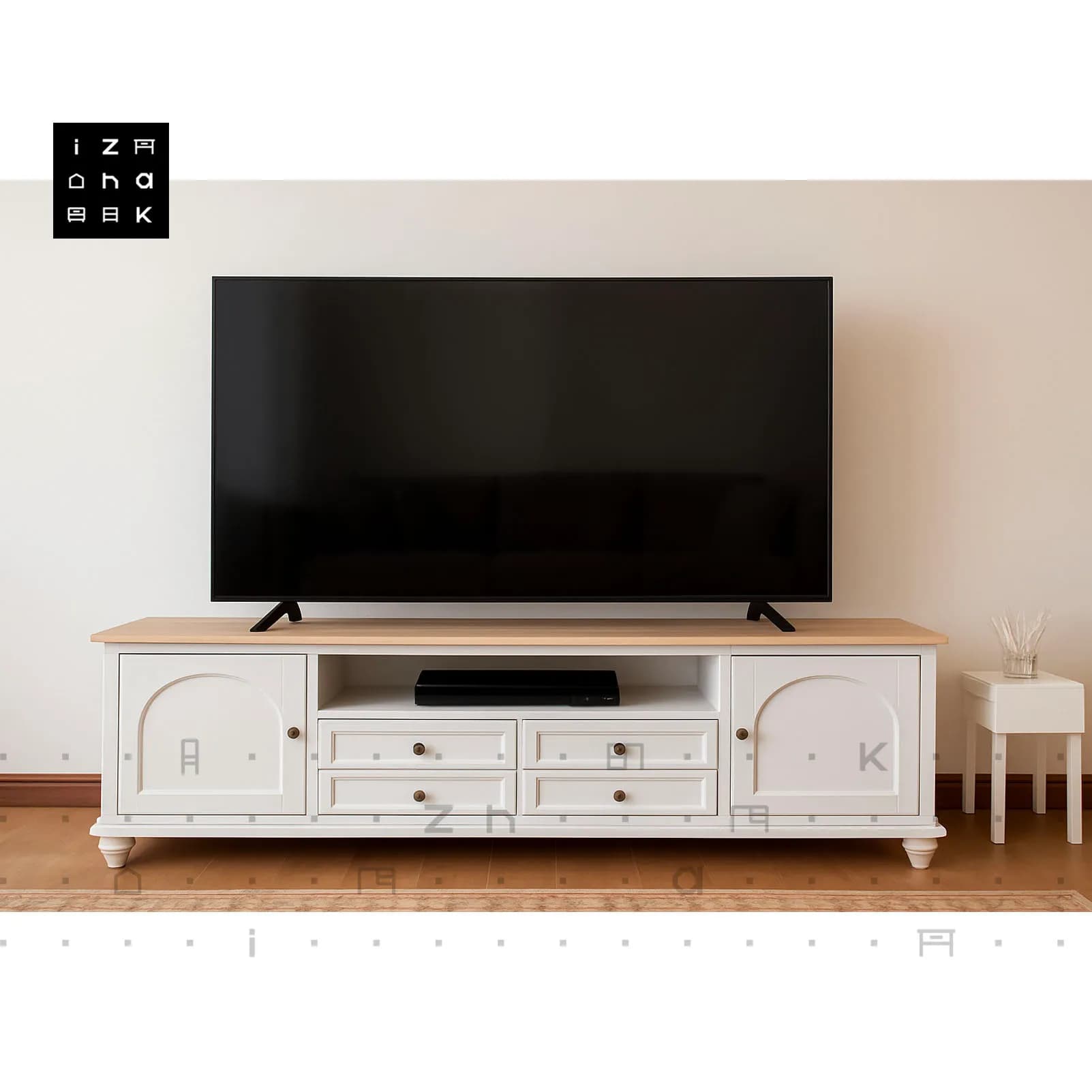 میز تلویزیون نئوکلاسیک مدل لیزا