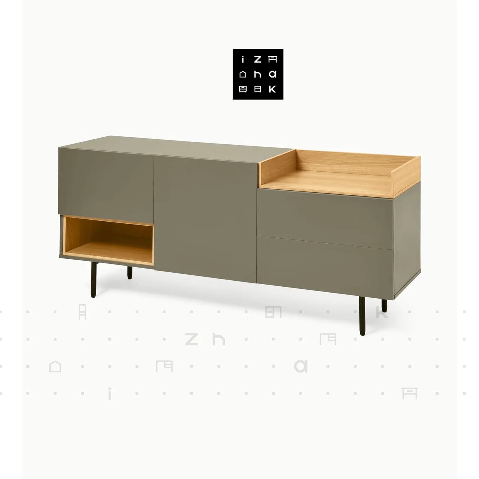 میز تلویزیون مدرن کنسولی ام دی اف مدل کنزو