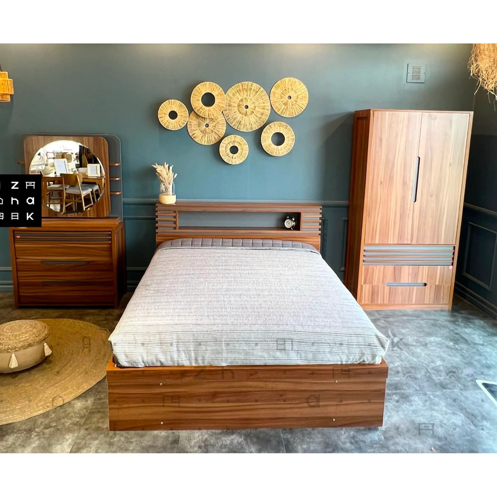 سرویس خواب دو نفره اسپرت ام دی اف مدل لارا