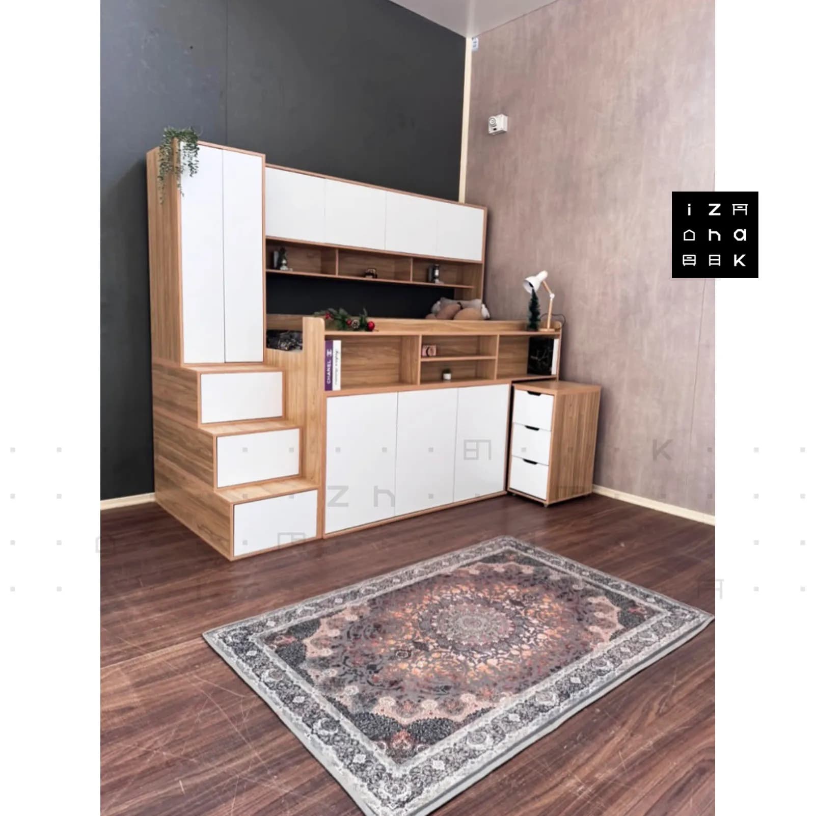 تخت خواب یک نفره All in ONE ام دی اف مدل ساشا