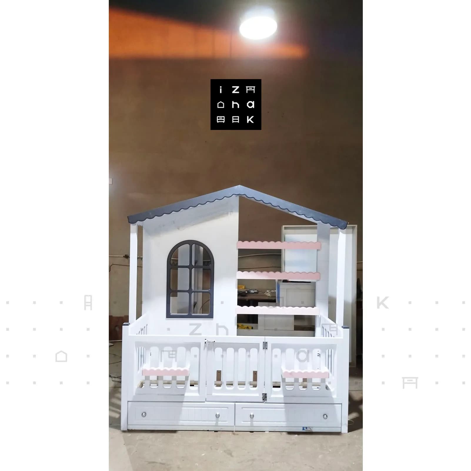 خرید-تختخواب-نوزاد-کلبه-ای-از-کارخانه