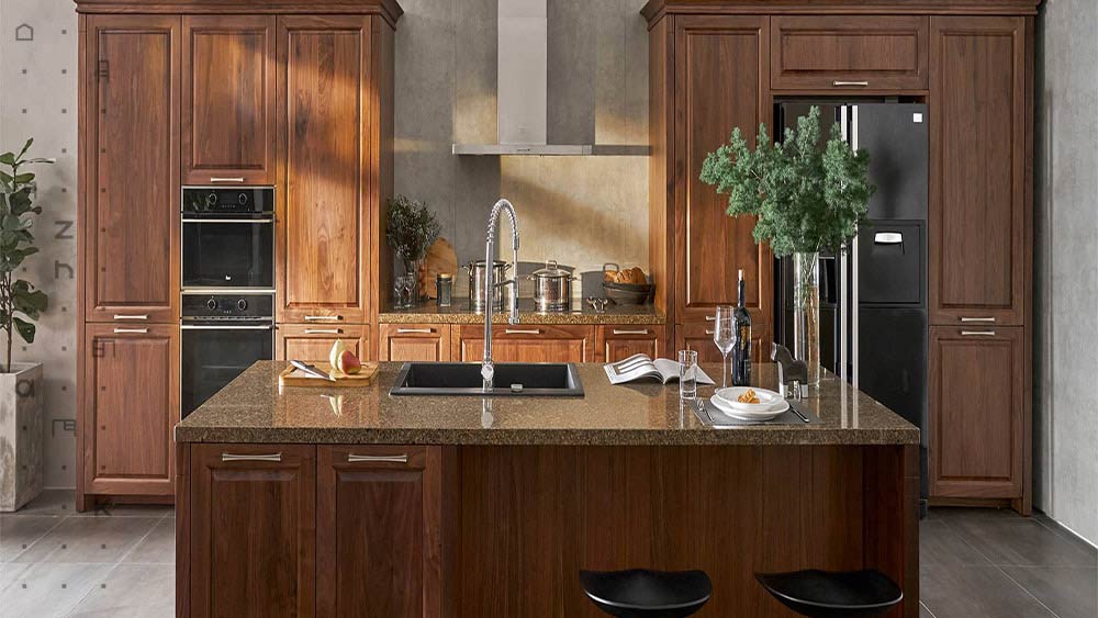 جدیدترین مدل کابینت آشپزخانه سبک نئوکلاسیک است.